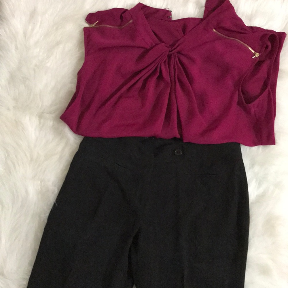 Cato Black Capris